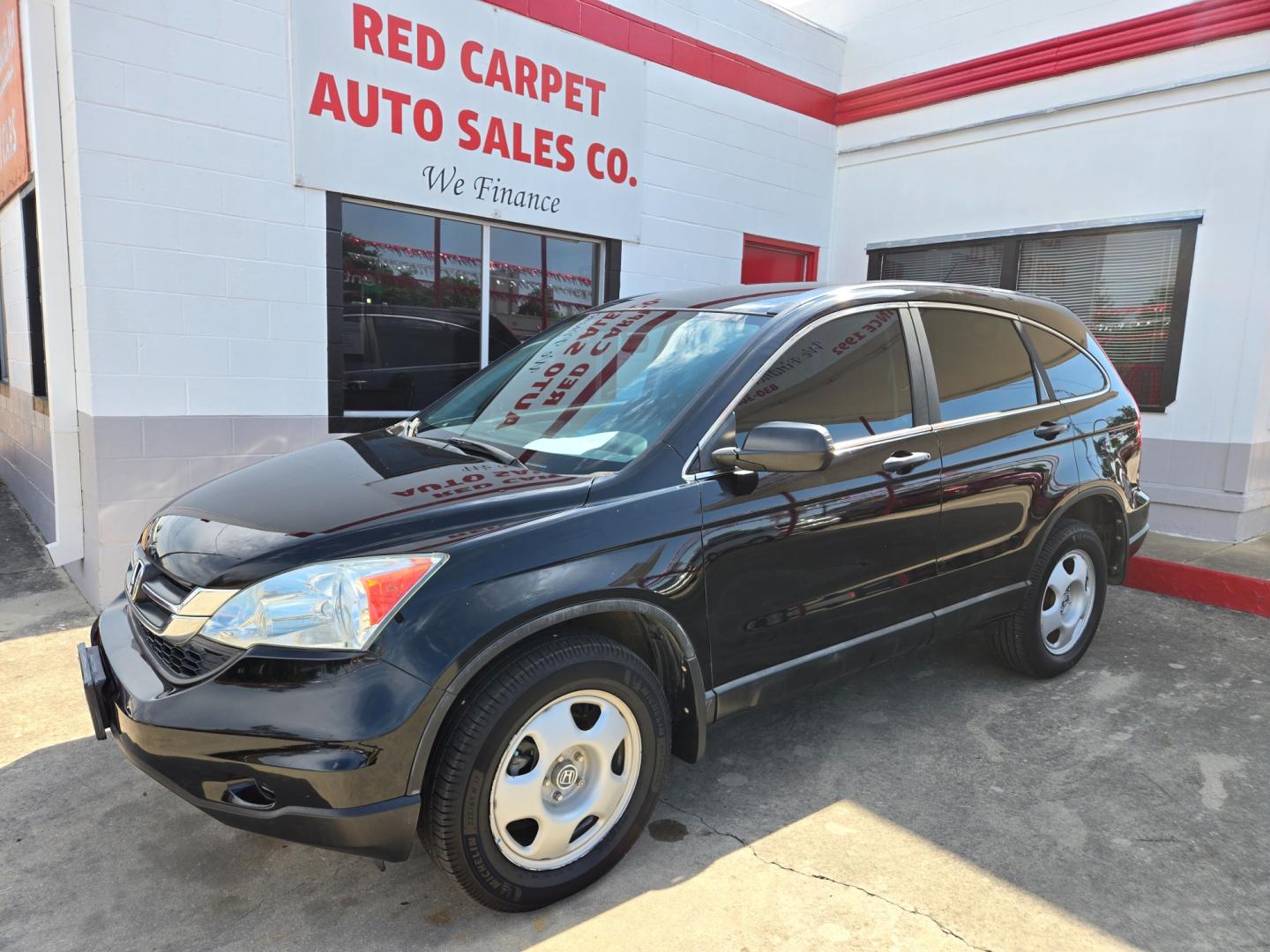 2010 Black Honda CR-V LX 2WD 5-Speed AT (5J6RE3H38AL) with an 2.4L L4 DOHC 16V engine, 5-Speed Automatic transmission, located at 503 West Court, Seguin, TX, 78155, (830) 379-3373, 29.568621, -97.969803 - 2010 Honda CR-V LX 2WD with a 2.4L L4 DOHC 16V, Automatic, Tilt, Cruise, AM/FM/CD/AUX Stereo, Power Windows, Locks and Side Mirrors, Tinted Windows, Alloy Wheels, Rear Wiper, Rear Defroster and more!! - Photo#0